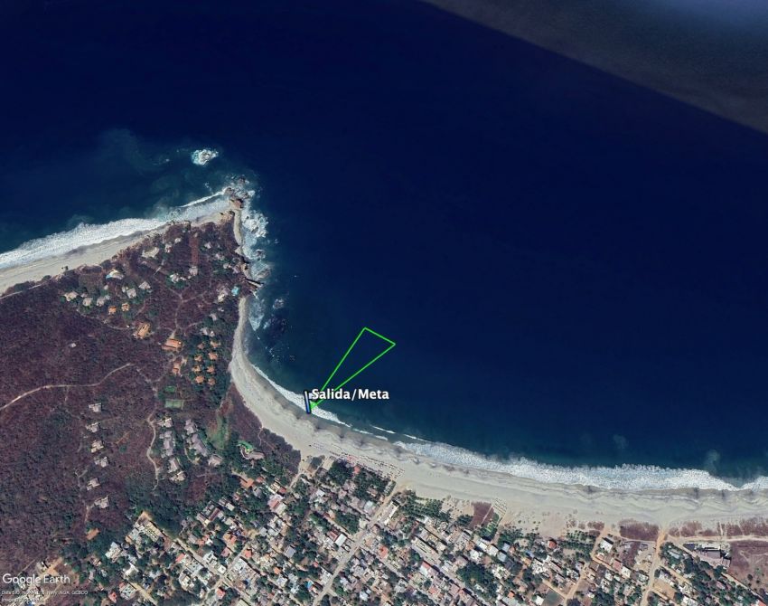 AGUAS ABIERTAS PUERTO ESCONDIDO 2025 Ruta