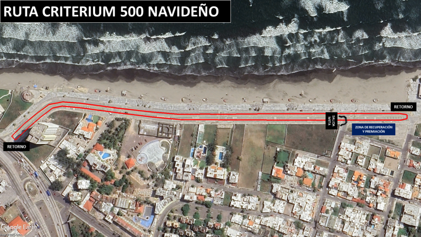 CRITERIUM 500 NAVIDEÑO Ruta