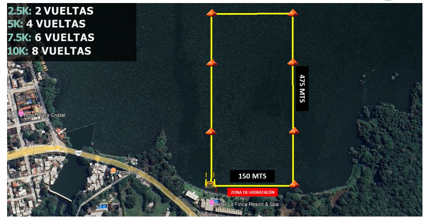 AGUAS ABIERTAS CATEMACO 2027 Ruta