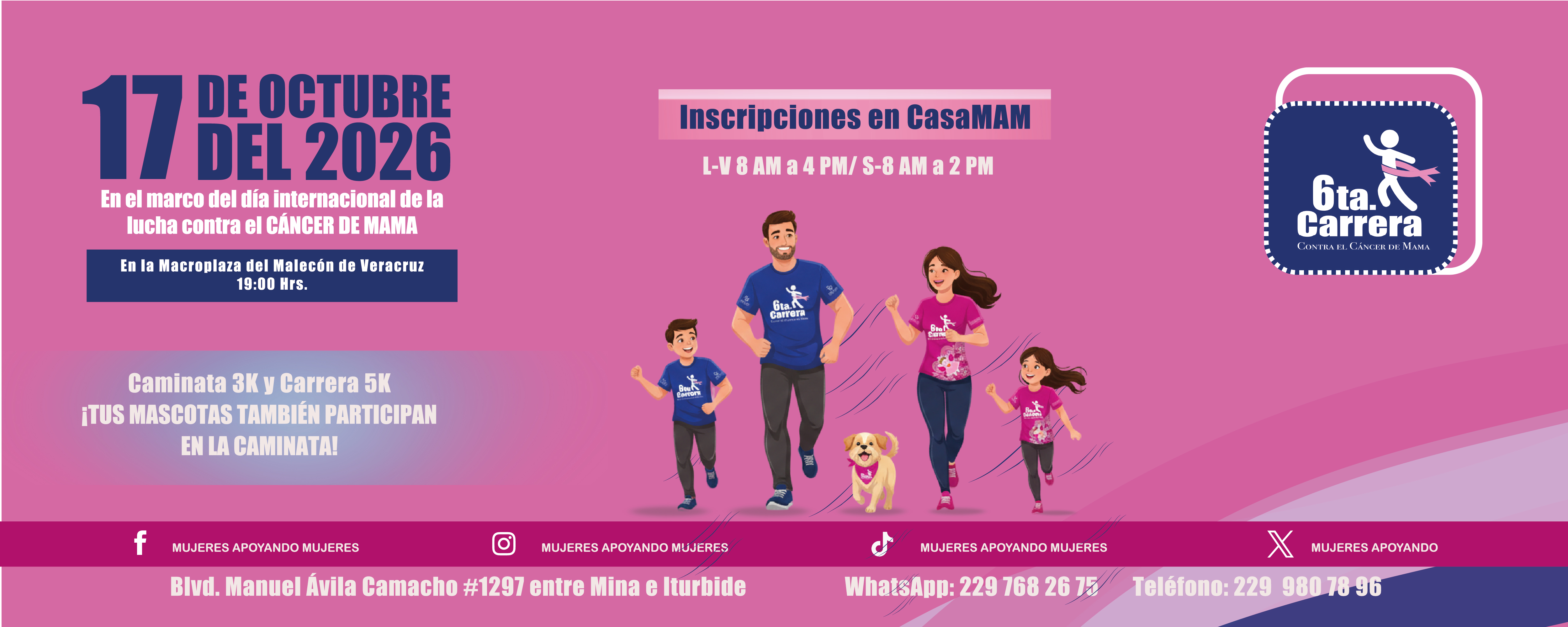 6ª CARRERA MIXTA CONTRA EL CÁNCER DE MAMA